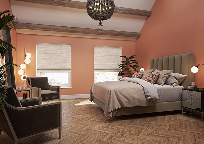 Glamour, Pink Dawn - Roman Blind - Image 6